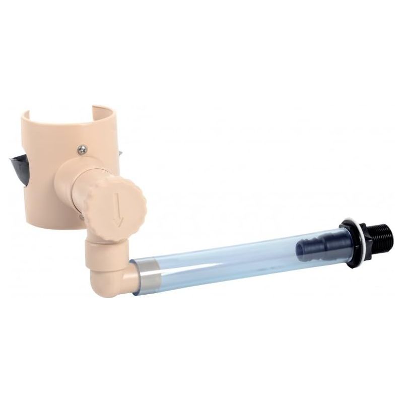 Kit Collecteur Rond Pour Gouttière - Accessoire De Récupérateur D'Eau - Beige