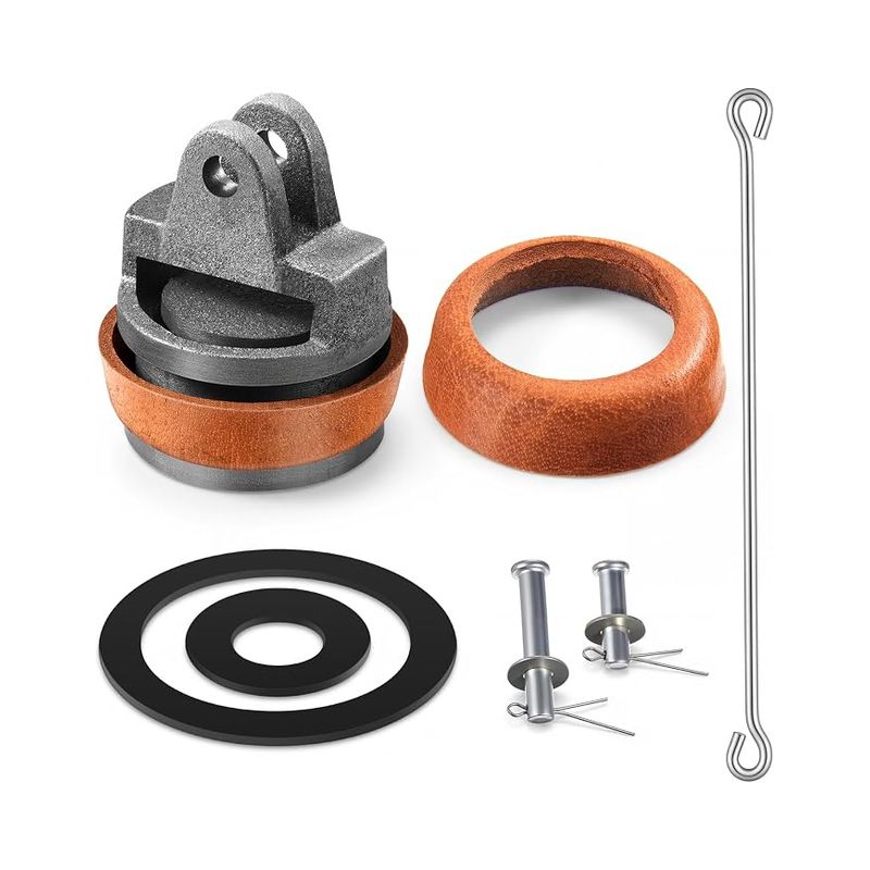 Ersatzkolben Für Handpumpen Typ 75, Kolbenstange, Lederdichtungssatz, Schrauben, Dichtring, Ersatzteile Für Gartenwasserpumpen