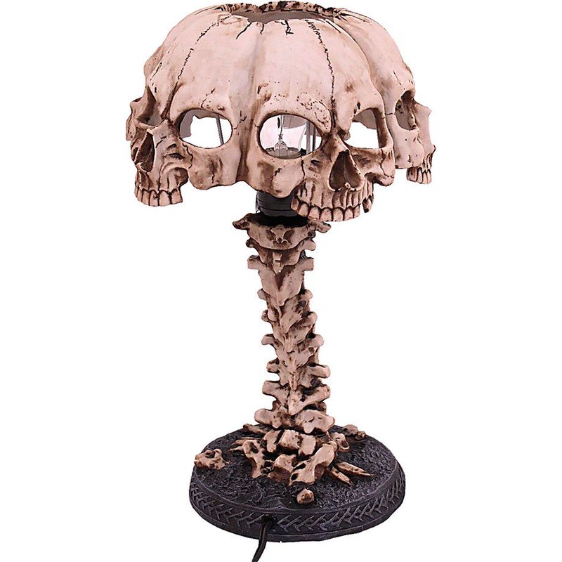 Totenkopf-salzlampe, Led-totenkopflampe Mit Dimmer, Ideales Geschenk, Halloween-tischlampe