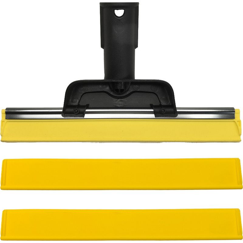Kärcher Sc1 Sc2 Sc3 Sc4 Sc5 Dampfreiniger Zubehörset: 1 Gelber Fensterabzieher + 2 Gelbe Silikonlippen (25 Cm)