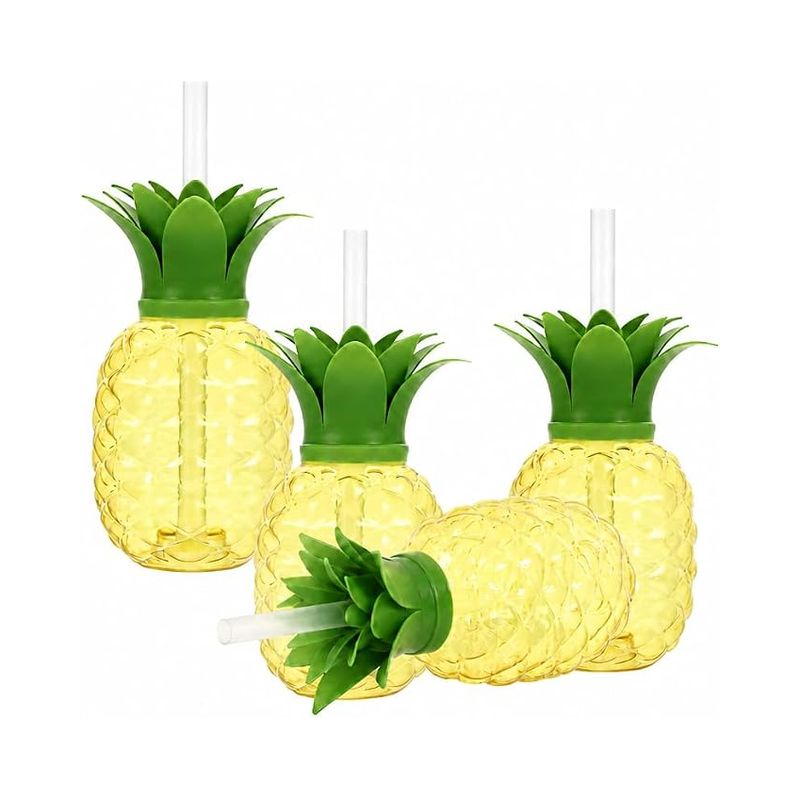 Verre Ananas Fête Piscine