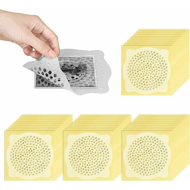 Packung Mit 50 Einweg-haarfangtüchern – Vliesstoff – Für Waschbecken Und Badewanne – Bodenschutz – Für Küche Und Bad – Inhhub