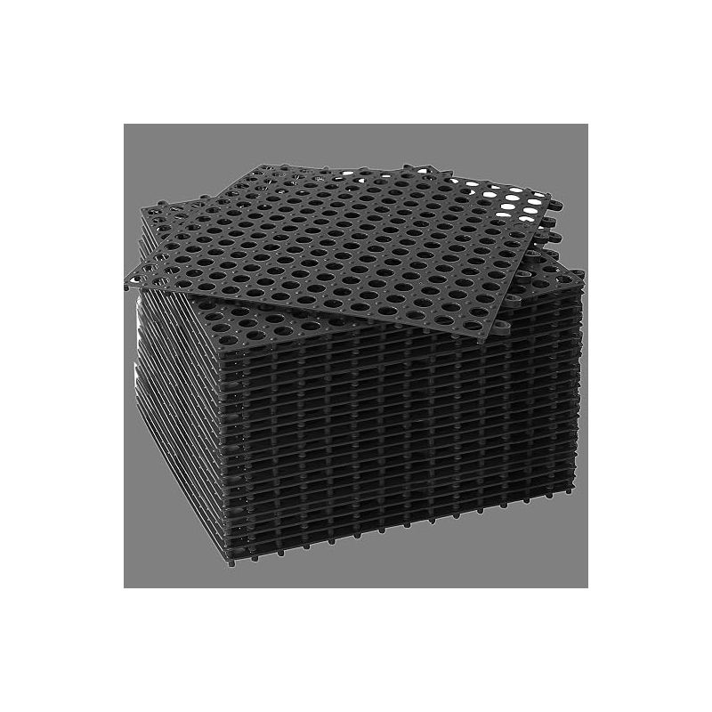 Graue, Ineinandergreifende Pvc-drainagefliesen, 30 X 30 Cm