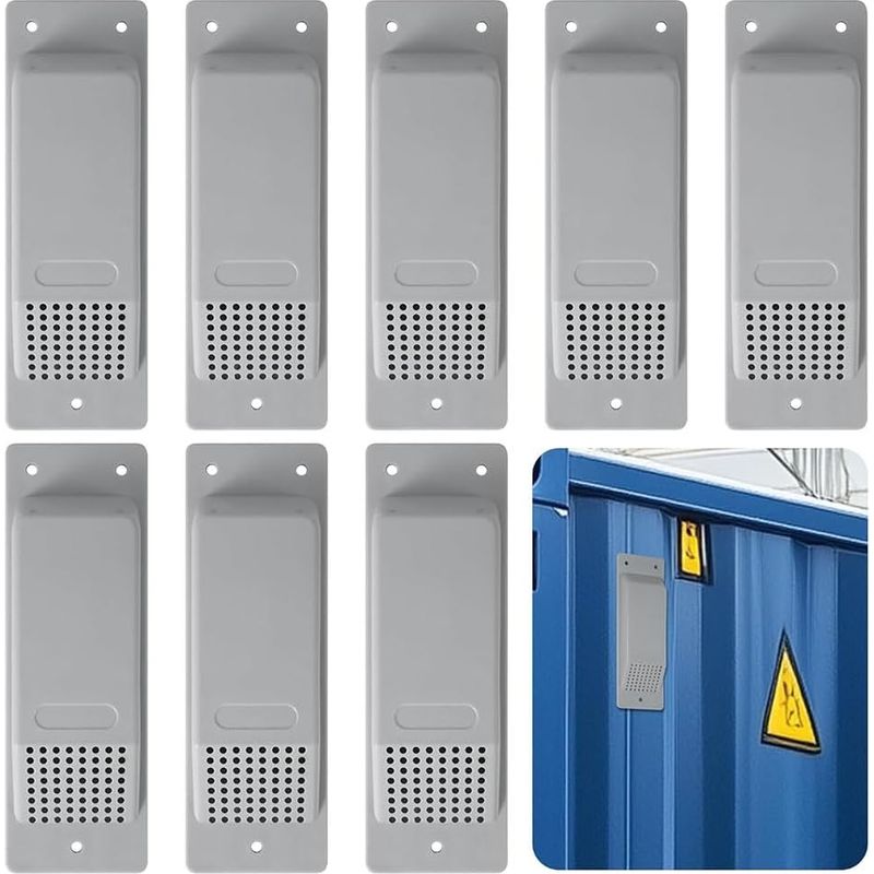 Set Mit 8 Lüftungsöffnungen Für Seefrachtcontainer, Zur Reduzierung Der Luftfeuchtigkeit Im Inneren Von Frachtcontainern, Seitliche Belüftung