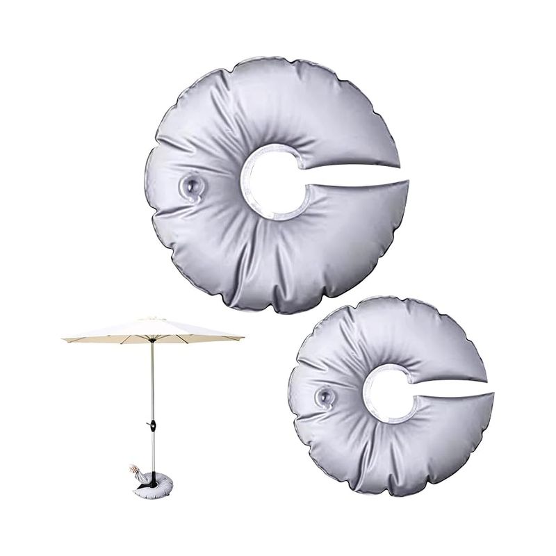 Sonnenschirmbeine-beschwerer 38 Cm/50 Cm, Befüllbar Mit Sand Oder Wasser, Für Sonnenschirme, Balkon, Strand, Terrasse