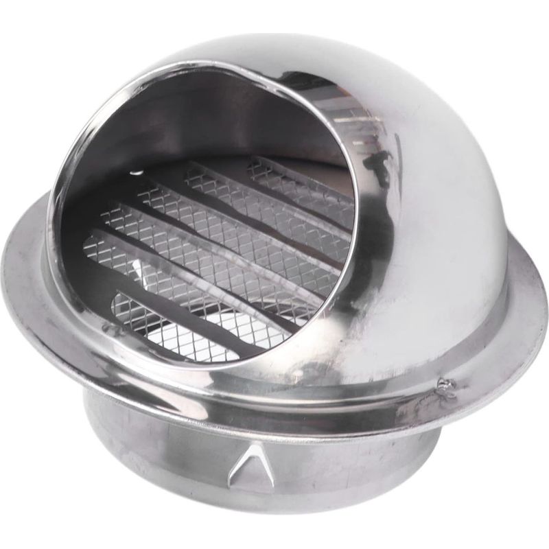 Regensichere Haube Aus Edelstahl, Windschutz Für Außenabluftkanäle, 4-zoll-trocknerentlüftungsabdeckung, Ersatzkanal.