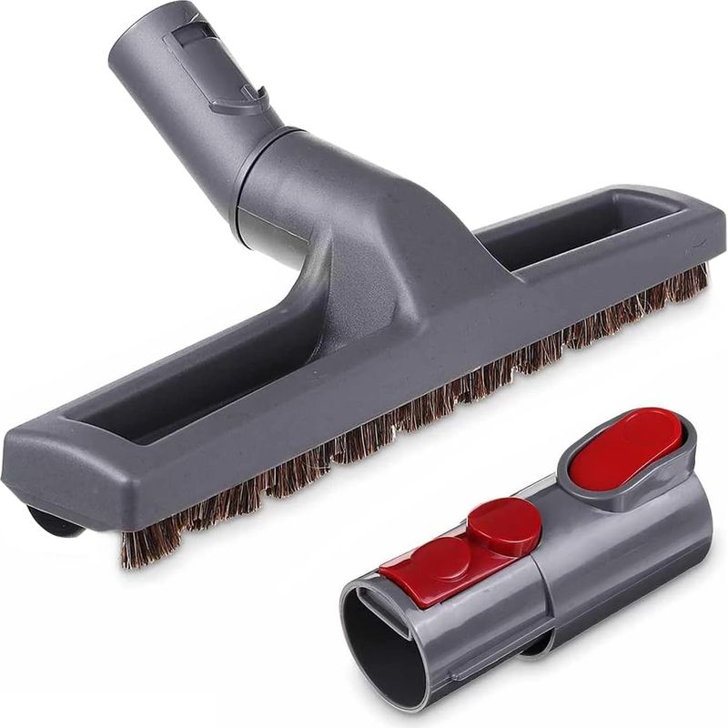 Inhhub Flexible Parkettbürste 30cm Für Staubsauger Kompatibel Mit Dyson Dc37 Dc33c V7 V8 V10 V11 Akku-stielstaubsaugern (mit Adapter)