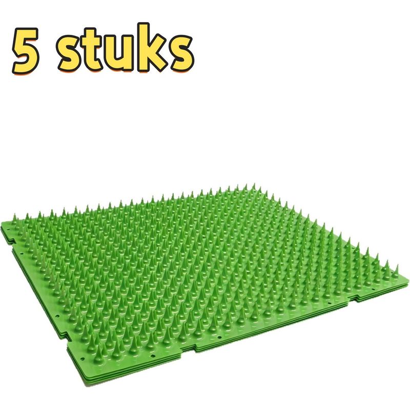 Set Mit 5 Anti-katzenmatten Mit Noppen, 42 X 33,8 Cm, Um Katzen Vom Klettern Auf Möbel Abzuhalten, Grün