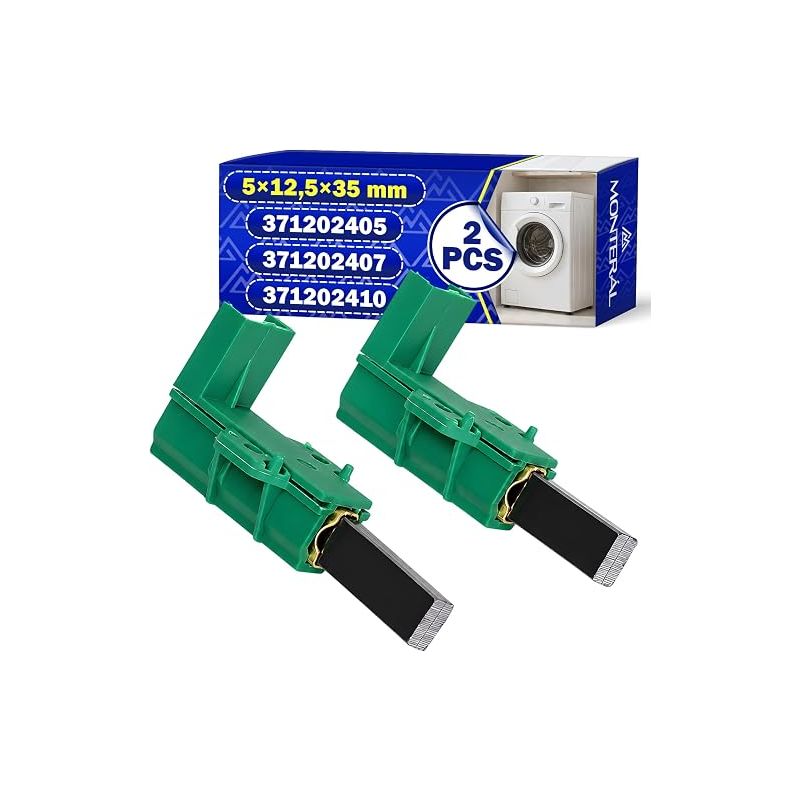 Kohlebürsten Für Elektromotoren In Waschmaschinen – 5 X 12,5 X 35 Mm – 371202405 371202407 371202410