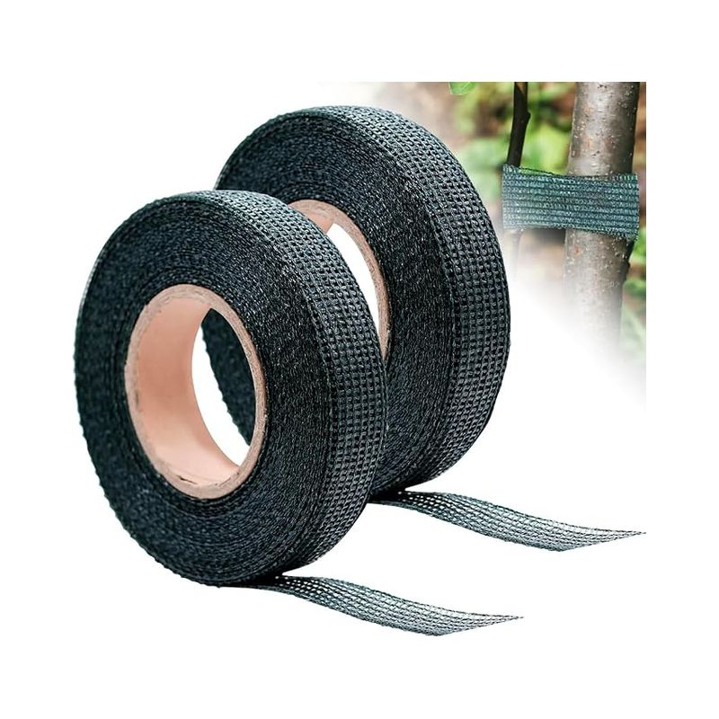 Baumbefestigungsbänder Für Den Garten, 3 Cm × 50 M, Atmungsaktives Pvc, Pflanzenbinder Zum Fixieren Und Anbinden Von Bäumen, Grün