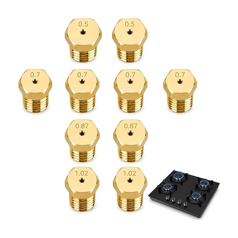 Butangas-sprinkler, Stadtgas-sprinkler, Flaschensprinklerbrenner Für Gasherde, Kochfelder Und Herdplatten, Lpg-umrüstsatz 0,5/0,7/0,87/1,02