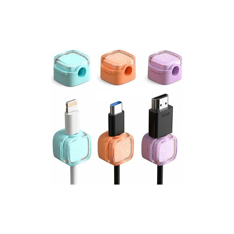 Magnetische Kabelclips, Selbstklebender Kabelorganizer