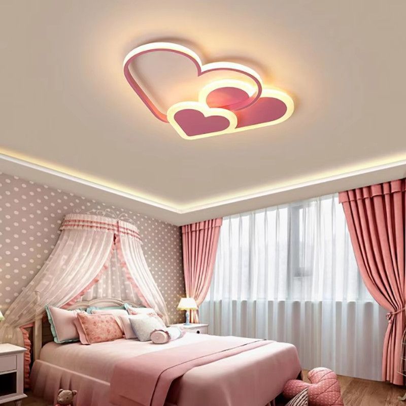 36-w-led-herz-deckenleuchte – 3040 Lm – Einstellbare Farbtemperatur 3000–6000 K – Fernbedienung
