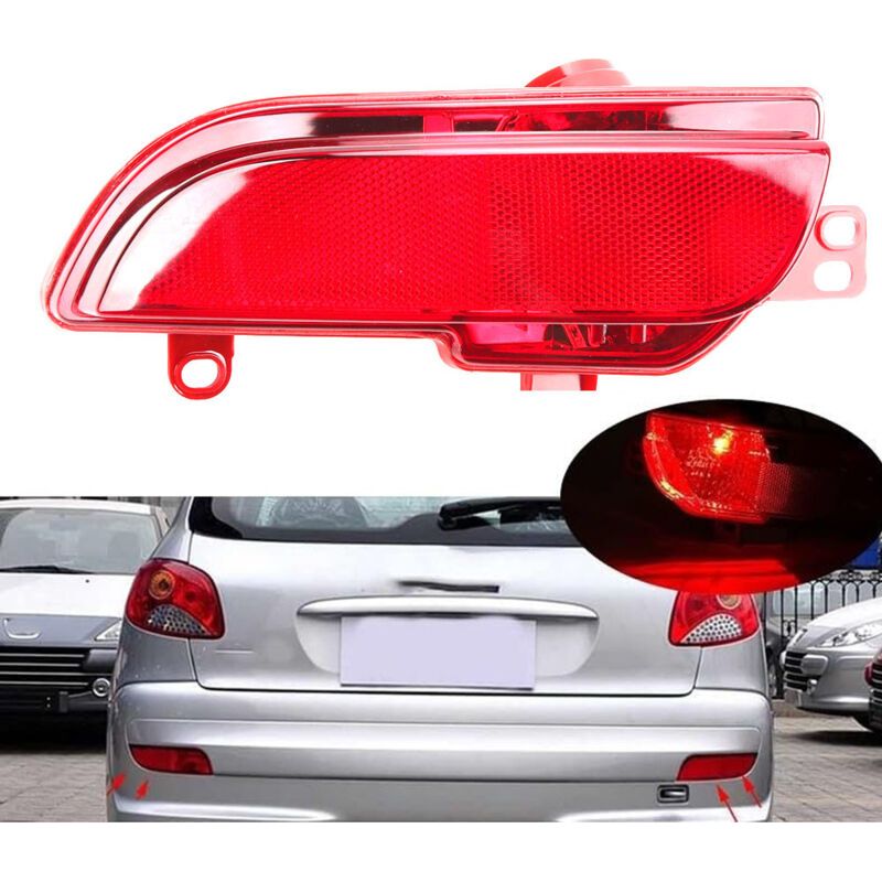 Rechte Nebelschlussleuchte 6350ha Für Peugeot 206 Plus (2009–2012), Hitzebeständig, Ersatzteil