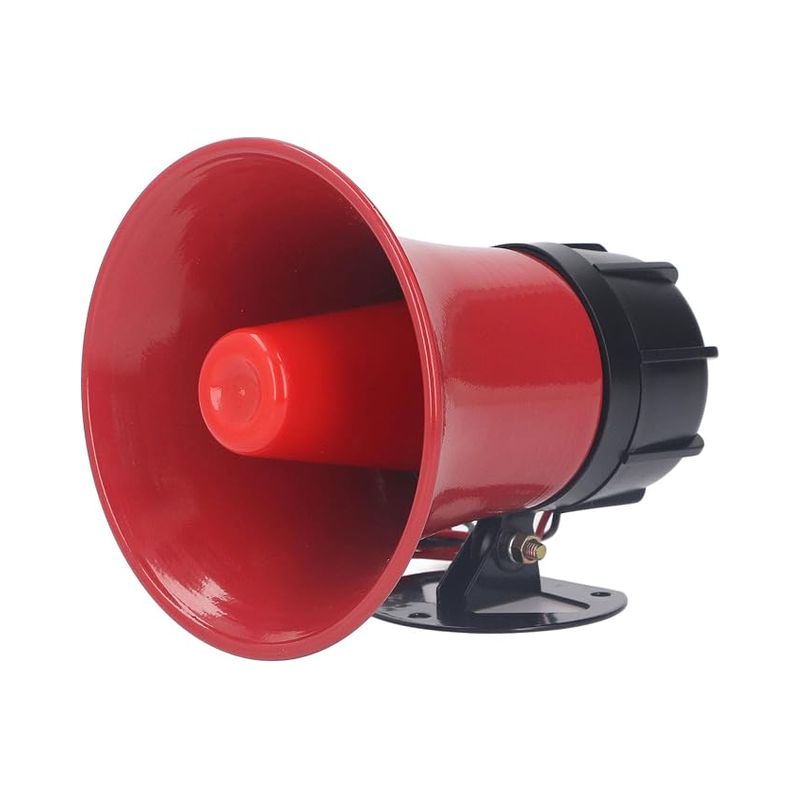 Industrielle Alarmsirene Aus Abs, 120 Db, 30 W, Rotes Horn Für Haus, Industrie, Geschäfte Und Sicherheitssysteme (ac 220 V)