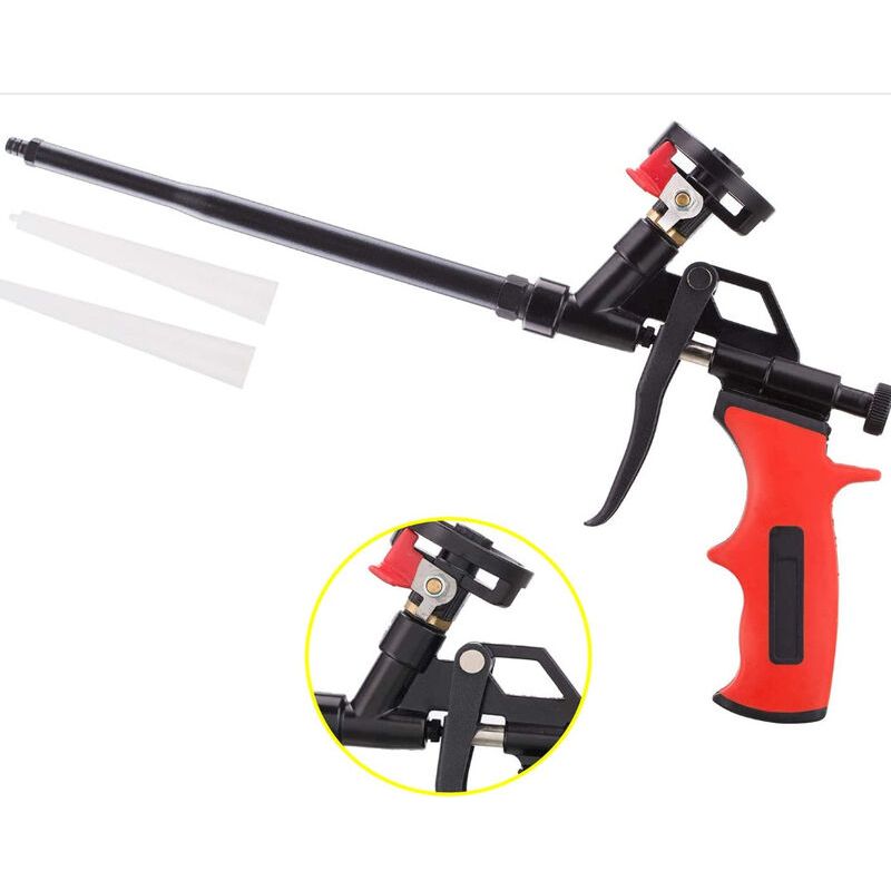 Professionelle Schaumpistole, Ergonomischer Abs-griff, Federbelasteter Auslöser Für Präzise Dosierung, Ideal Zum Isolieren Von Türen Und Fenstern