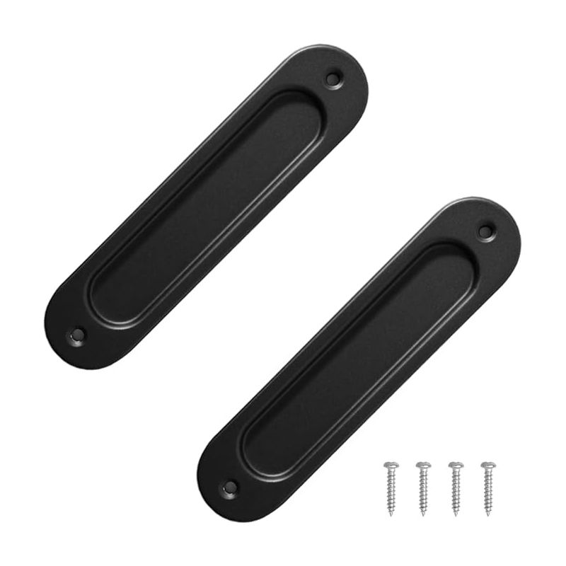 Schiebetürgriffe, Schraubverschluss, Minimalistisches Design, Integrierte Seitliche Öffnungen, Aluminiumlegierung, Für Schiebetüren, Schränke, Schubladen, 149 Mm (stil 10)