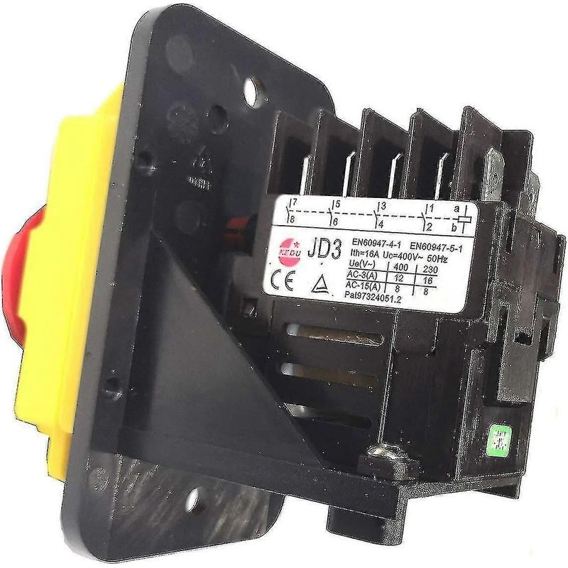 Wasserdichter, Industrietauglicher Elektromagnetischer Drucktaster Jd3 Kjd11 Kedu 10-polig 8-polig Relais 24 V 250 V 400 V 10-polig 400 V Mit Abdeckung
