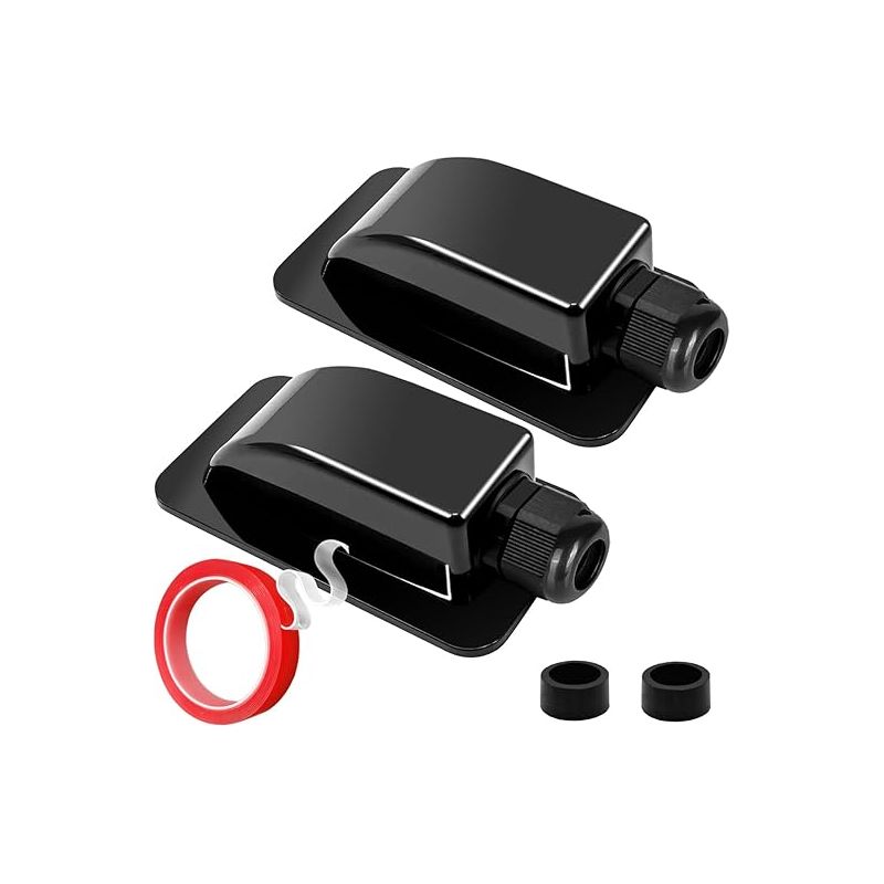 Passe-toit Solaire Boîtier D'Entry De Câble Pour Caravane Et Bateau, 3mm À 12mm D'Entrée De Câble Solaire, Noir