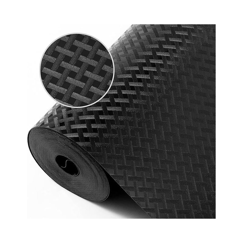 Regaleinlagen Für Küchenschränke, Kühlschrankeinlagen, Schubladenmatten, Rutschfeste Eva-einlagen Für Regale, Schwarz, 44 X 1000 Cm