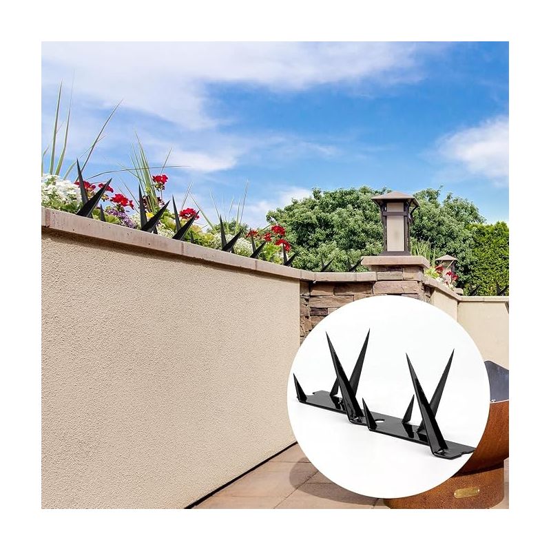 Baumaterialien Metall-sicherheitszaunspitzen 39 X 10 Cm Anti-kletterspitzen