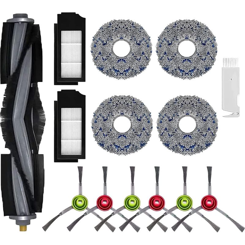 Ersatzzubehörset Für Ecovacs X1 Omni Turbo T10 Saugroboter, Seitenbürsten Und Filter