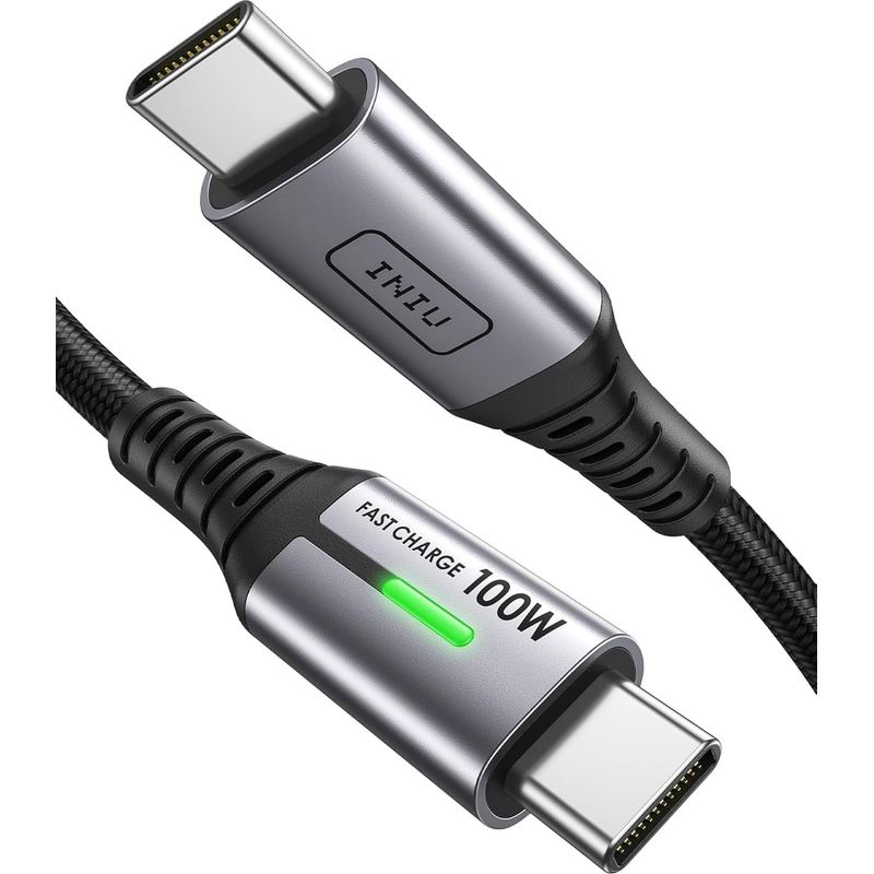 Usb-c-kabel, 3 M, 100 W Schnellladefunktion, Pd-kabel Usb-c Auf Usb-c, Pd 3.0, Qc 4.0, Geflochtenes Nylon, Kompatibel Mit Iphone 17", Iphone 16 Pro, Galaxy S25, S24 Ultra, Ipad, Macbook Air, Pixel 9,