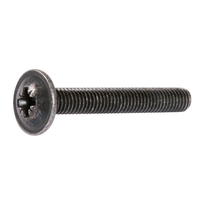 Schwarze 6x25 Pozi Z-o Verschlussschraube