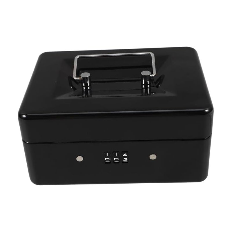 Kleine, Abschließbare Aufbewahrungsbox Für Dokumente Und Gegenstände – Tragbar Und Robust, Ideal Für Büro Und Vielseitige Verwendung.