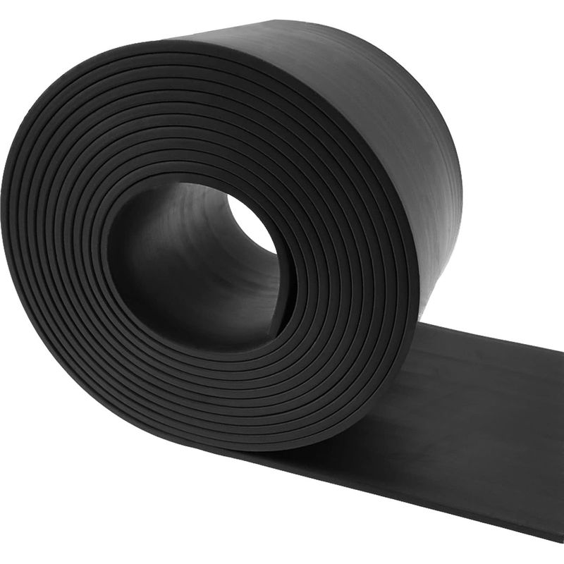 Gummistreifen, Rutschfeste Neopren-gummimatte, Neoprenplatte Für Gelenke, Vibrationsschutz, Diy-abdeckung (120 Mm × 5 Mm × 3 M)