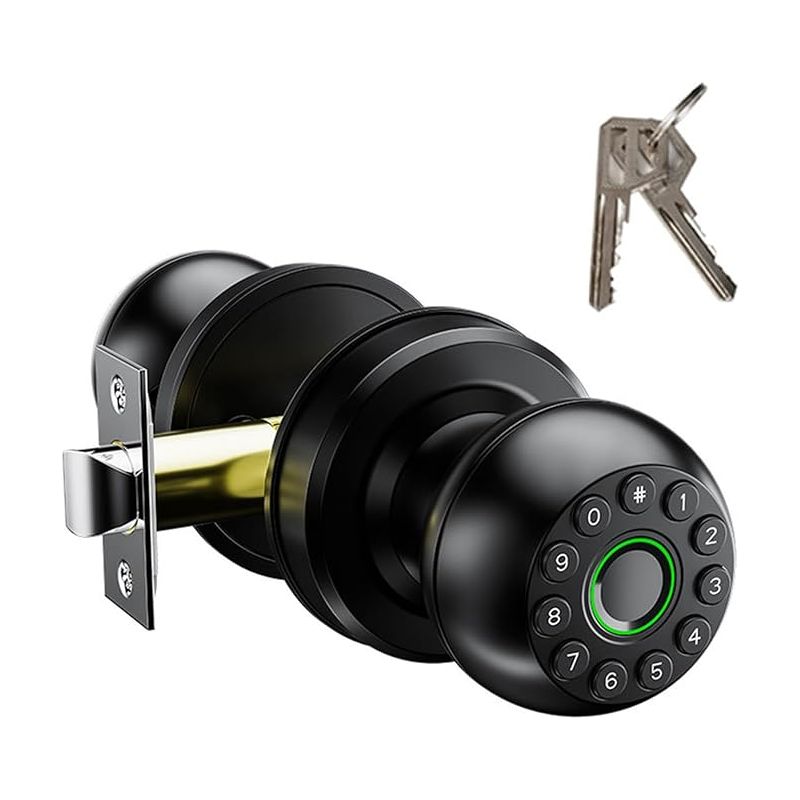 Fingerabdruck-türknopf, Elektrisches Türschloss, Biometrisches Schloss, Smart Lock Mit App-steuerung, Usb-c-ladegerät, Intelligenter Türgriff