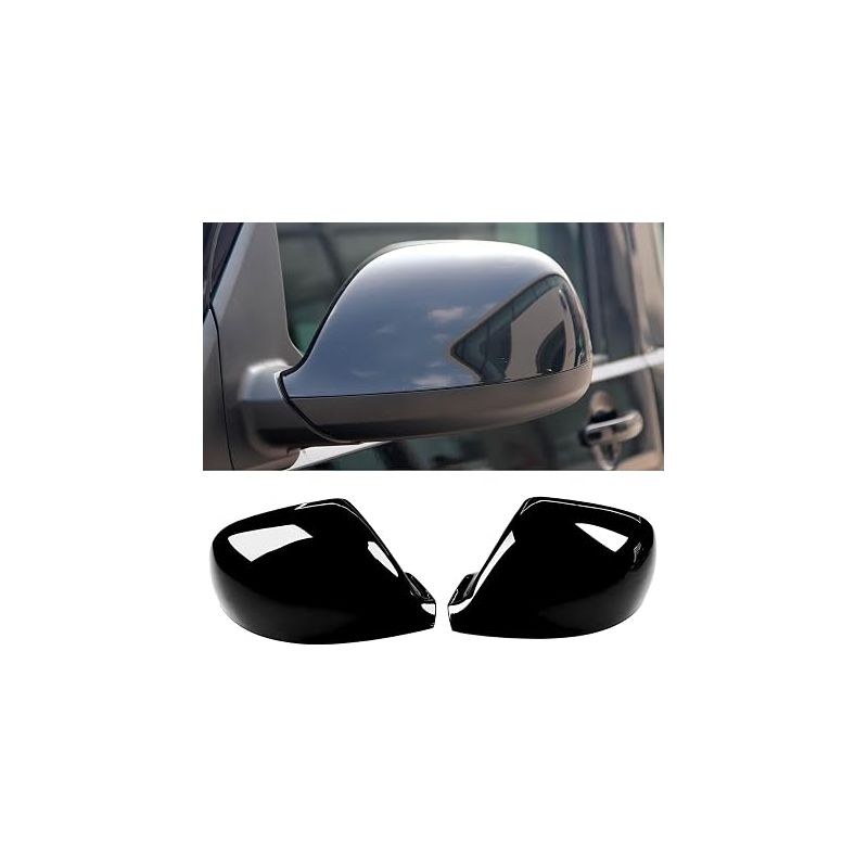 Vw T5/t6/transporter Caravelle Spiegelabdeckung Für T5 2010-2015/t6 2016-2021/transporter Caravelle 2014-2019 Links+rechts Spiegelgehäuse (schwarz)