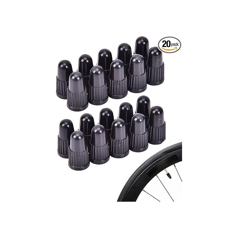 Starre Ventilkappen Aus Kunststoff Für Fahrradreifen Mit Dunlop- Oder Presta-ventil, Schwarze Ventilkappen, Schlauchventilabdeckungen, Fahrradzubehör