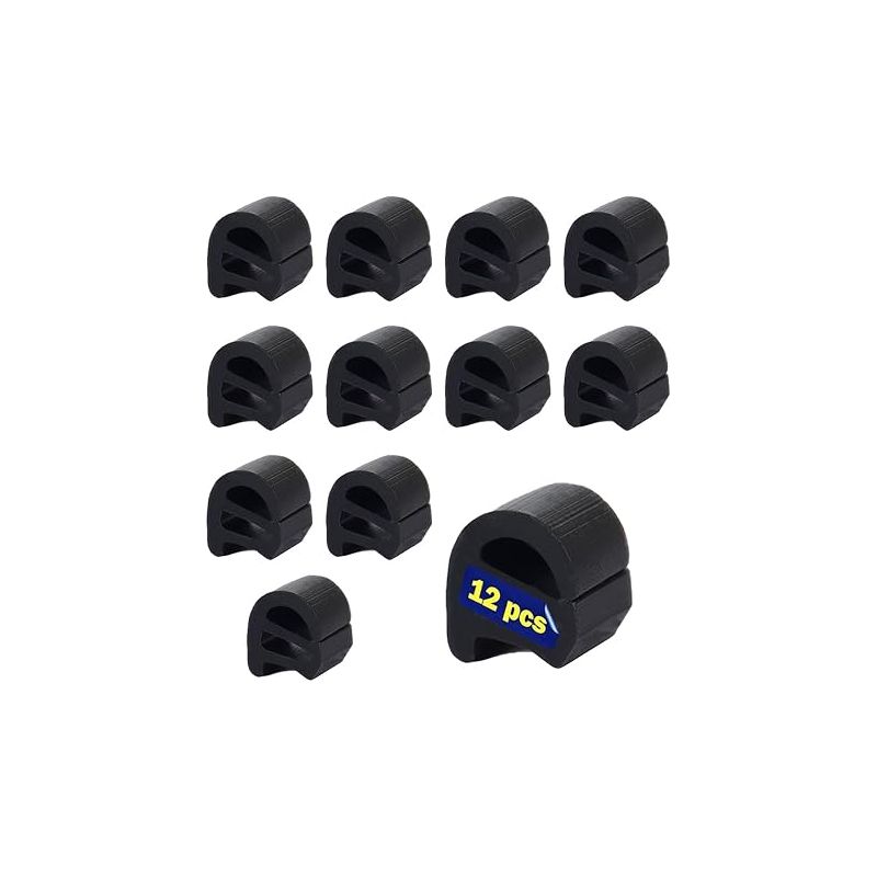 Antikratz-pad-set Für Kochfeld, Grillrost, Gummifüße Für Grillgeräte, Schwarzes Gummi