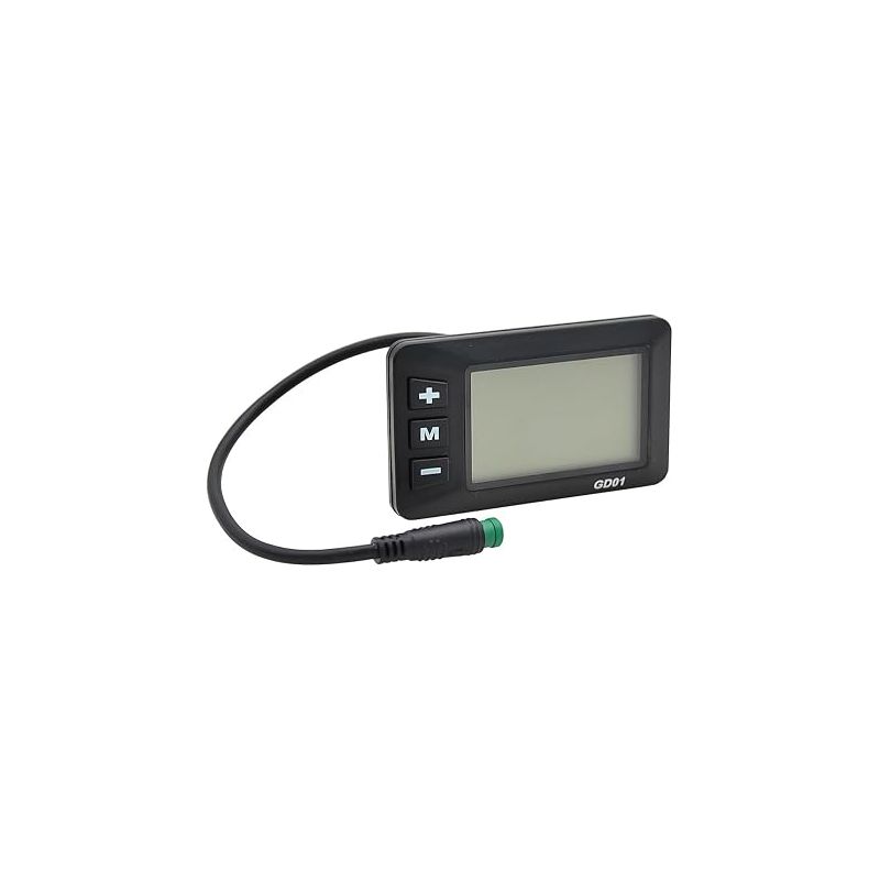 24v/36v/48v Lcd-display, 5-polige Buchse, Fahrradcomputer Mit Einstellbarer Hintergrundbeleuchtung, Geschwindigkeits- Und Kilometeranzeige Für Jn-controller Und E-bike-motoren