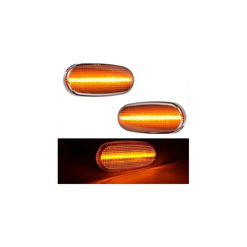 Dynamische Led-seitenblinker Für 955, 147 Gt, 937 Bravo 2, Seitenleuchten Für Pkw, Getöntes Schwarz