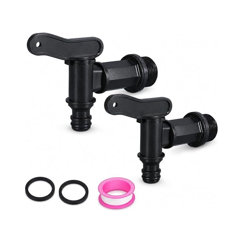Robinet Récupérateur Eau Pluie 3/4" Mit Joint Ruban D'Étanchéité