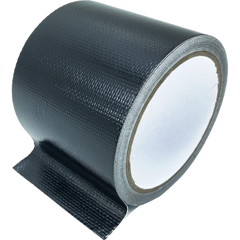 Wasserdichtes Und Hochbelastbares Reparaturklebeband Für Planen, Segeltuch, Zelte, Bootsabdeckungen, Markisen, Klebesegel, Zelte, Uv- Und Hitzebeständig, Schwarz, 7,6 Cm × 6 M
