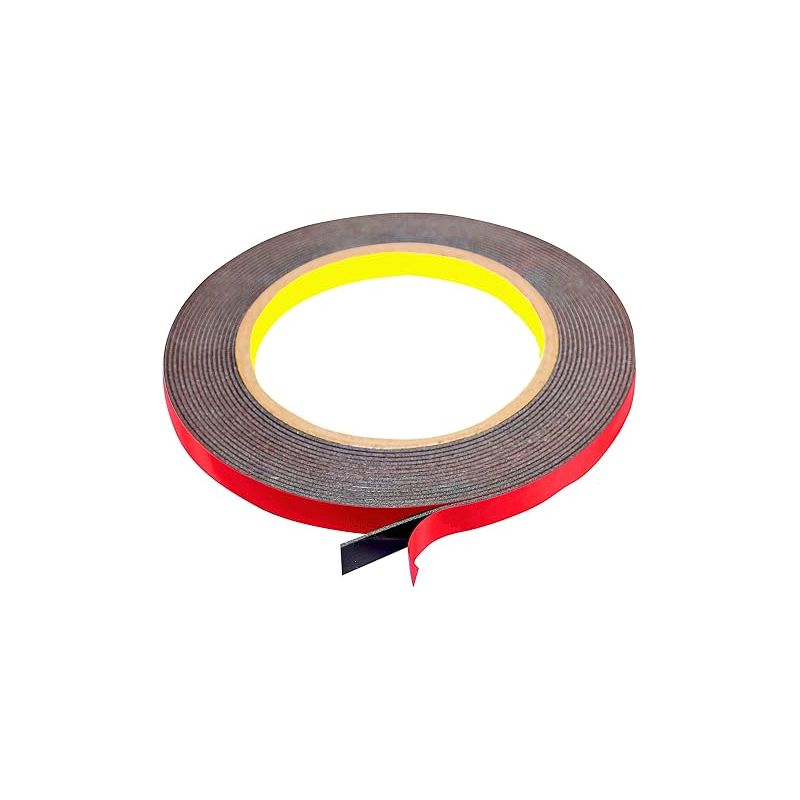 Viskoelastisches Acrylatschaumklebeband, Doppelseitiges Schwarzes Metallklebeband, Klebeband Für Lackierte Oberflächen