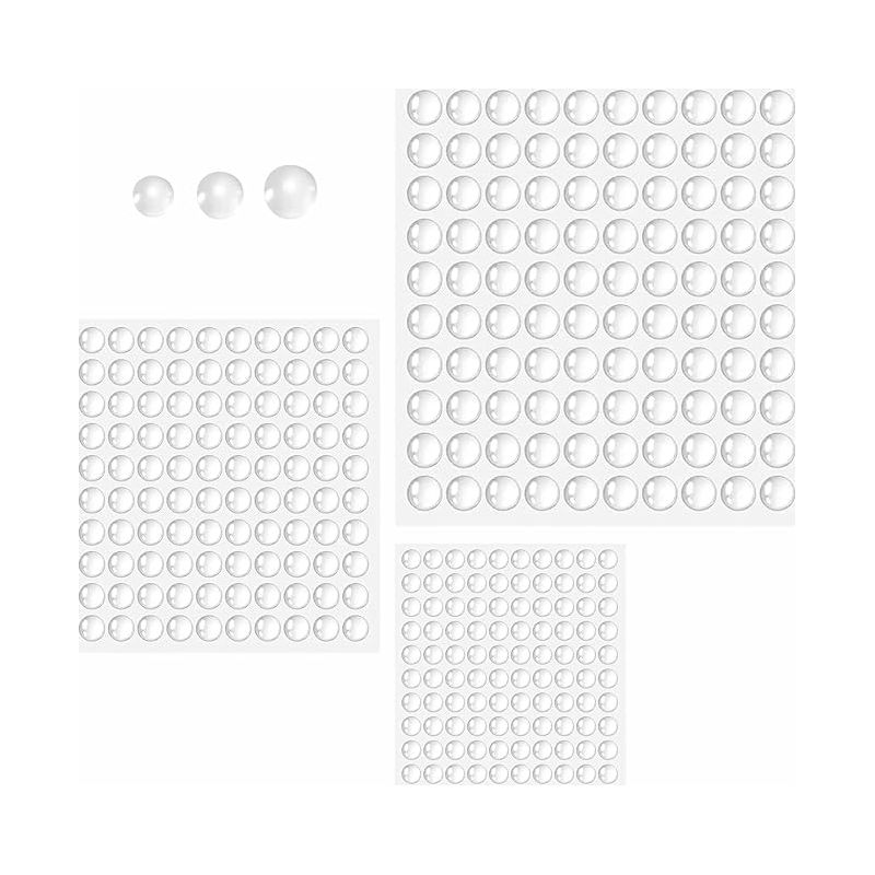 Selbstklebende Gummipads, Transparente Silikonpuffer, Schutzstopper, 3 Größen Für Türen, Schränke Und Möbel
