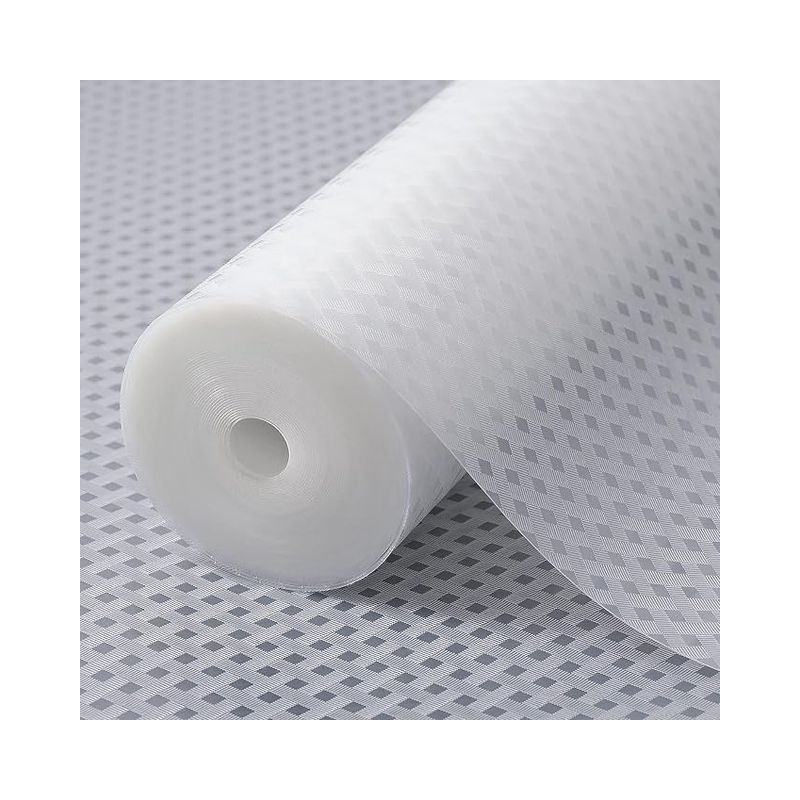 Regaleinlagen Für Küchenschränke, Kühlschrankeinlagen, Wasserdicht Und Ölabweisend, Schubladenmatte, Selbstklebende Eva-regaleinlage, Rutschfest, Transparent, 44 X 200 Cm