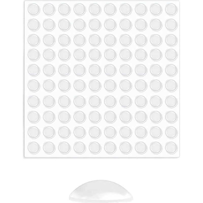 Türpuffer Aus Gummi, Transparente Klebefüße, 100 Selbstklebende Gummipads, Stoß- Und Geräuschdämpfung, Ideal Für Möbel, Selbstklebende Türdämpfer