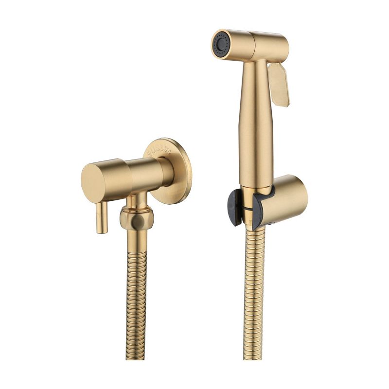 Inhhub Edelstahl-toilettensprüher Für Bidet Und Toilette, Bidet-sprühset, Wasserhahnsprüher (gold)