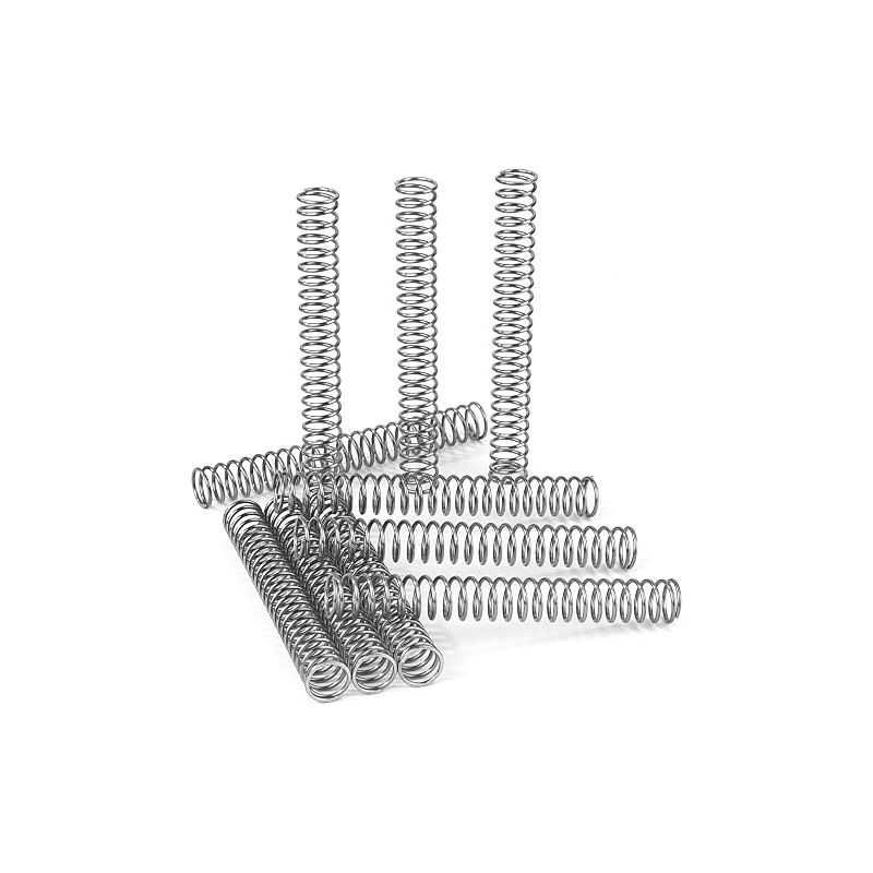 Druckfeder 80 Mm, Edelstahl, Drahtdurchmesser 1 Mm, Innendurchmesser 8 Mm, Federkraft 1,8 Kg