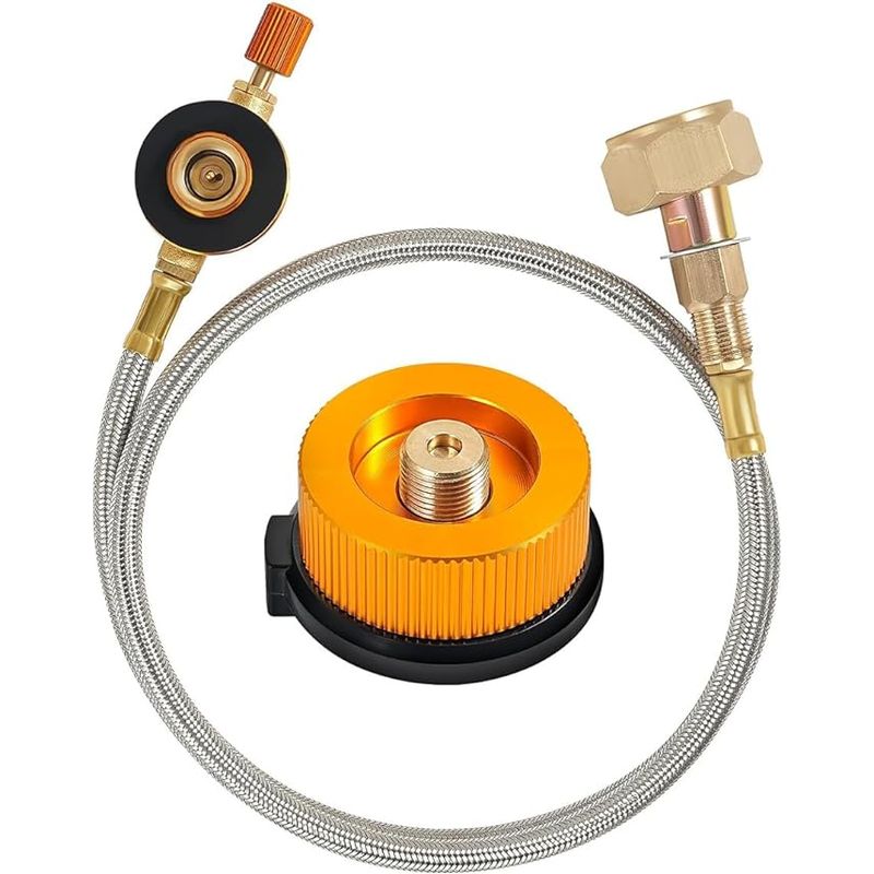 Gaskartuschenadapter, Ventilkartuschenadapter Für Campinggaskocher, Gasflaschenadapter Für Flüssiggas, Flachzylinder