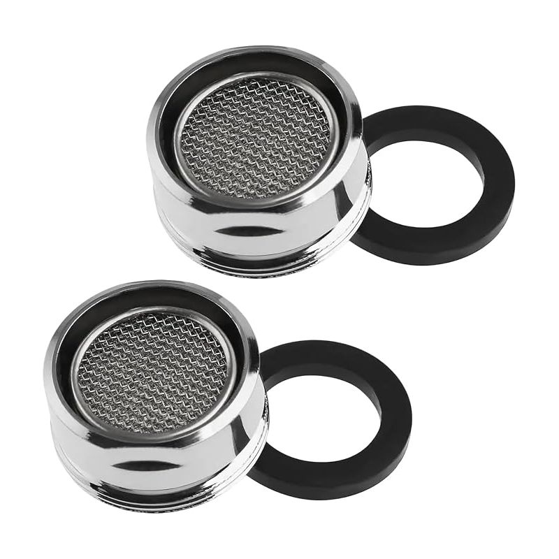 M24 Wasserhahn-luftsprudler, Edelstahl-wasserhahnfilter, Messing-wasserhahn-luftsprudler Für Küche Und Bad, Mit Dichtungen