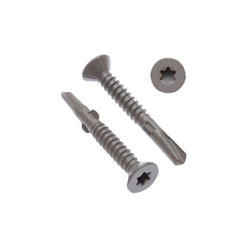 6,3 Mm Selbstschneidende Torx-flachkopf-metallschrauben Für Den Außenbereich, C4, Für Blech-/dach-/fensterbefestigungen, Din 7504, P 6,3 Mm X 60 Mm