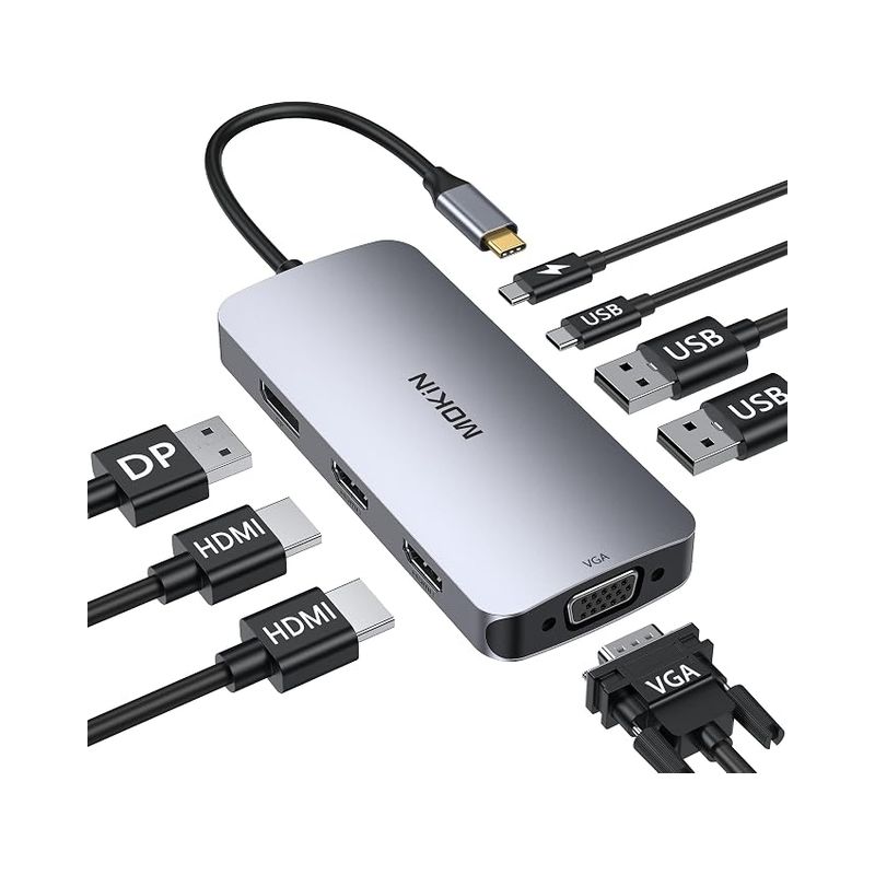 Dual-monitor-usb-c-dockingstation, Usb-c-zu-dual-hdmi-dock