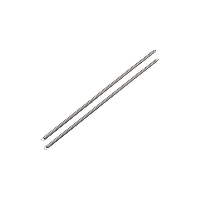 Zugfeder, 0,8 Mm Drahtdurchmesser, 6 Mm Außendurchmesser, 300 Mm Freie Länge, Federstahl, Kleiner Doppelhaken