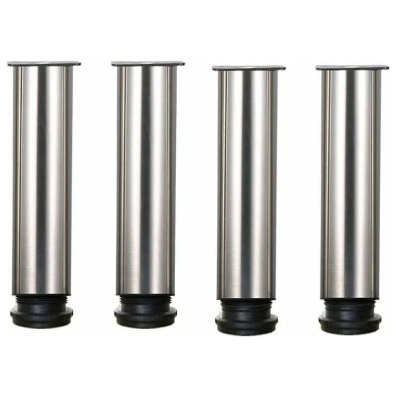 Inhhub Set Mit 4 Verstellbaren Möbelfüßen Aus Edelstahl, 25 Cm Hoch, Ideal Für Sofas, Tische Und Schränke. - Inhhub